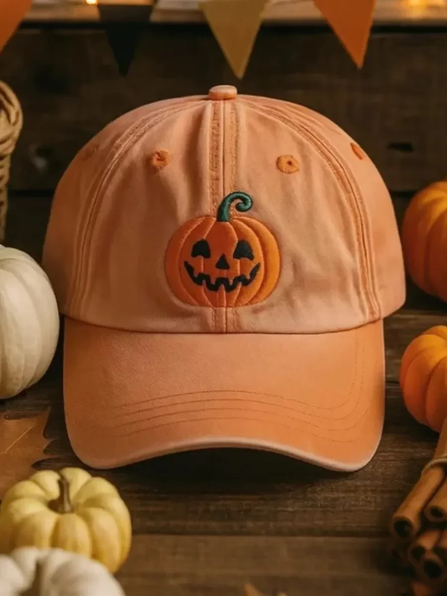 Jack O'lantern Pumpkin Hat Halloween Pumpkin Merch Halloween Gifts For Her - Kdjoy