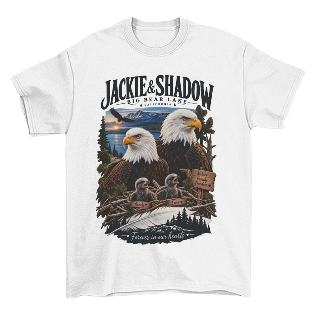 Jackie Big Bear Merch 2026 Jackie And Shadow Forever In Our Heart T-Shirt Eagle Memorial Merch - Kdjoy