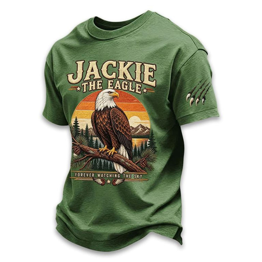 Jackie The Eagle Fly Free T-Shirt Jackie Merch Forever Watching The Sky Shirt Gifts For Fan - Kdjoy