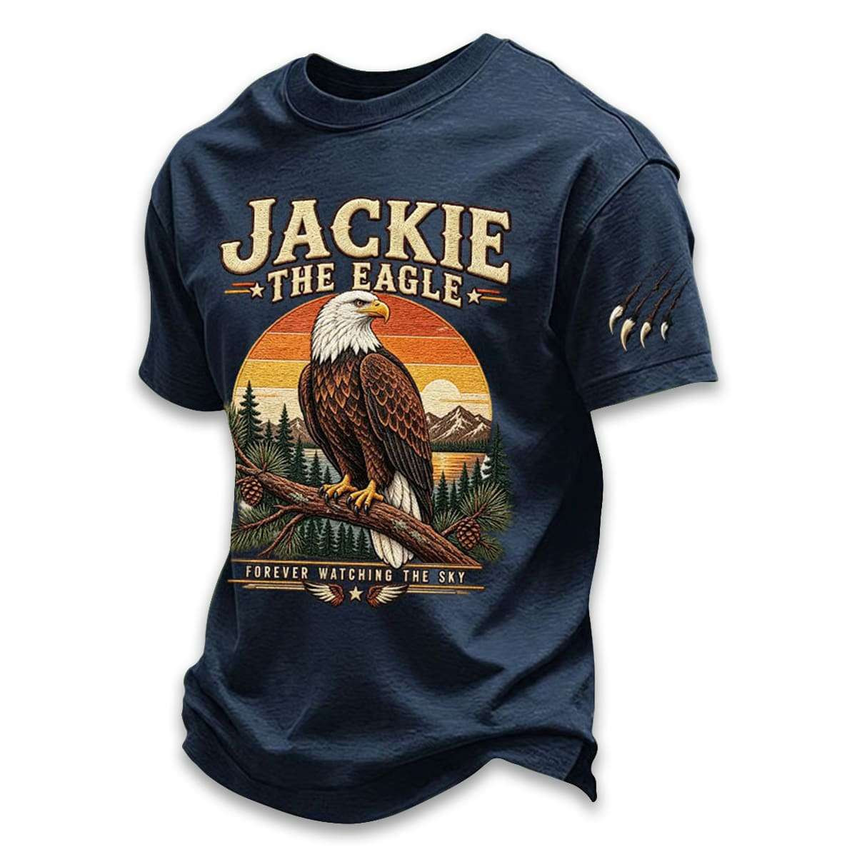 Jackie The Eagle Forever Watching The Sky Shirt Fan Apparel Jackie Memorial Gifts - Kdjoy