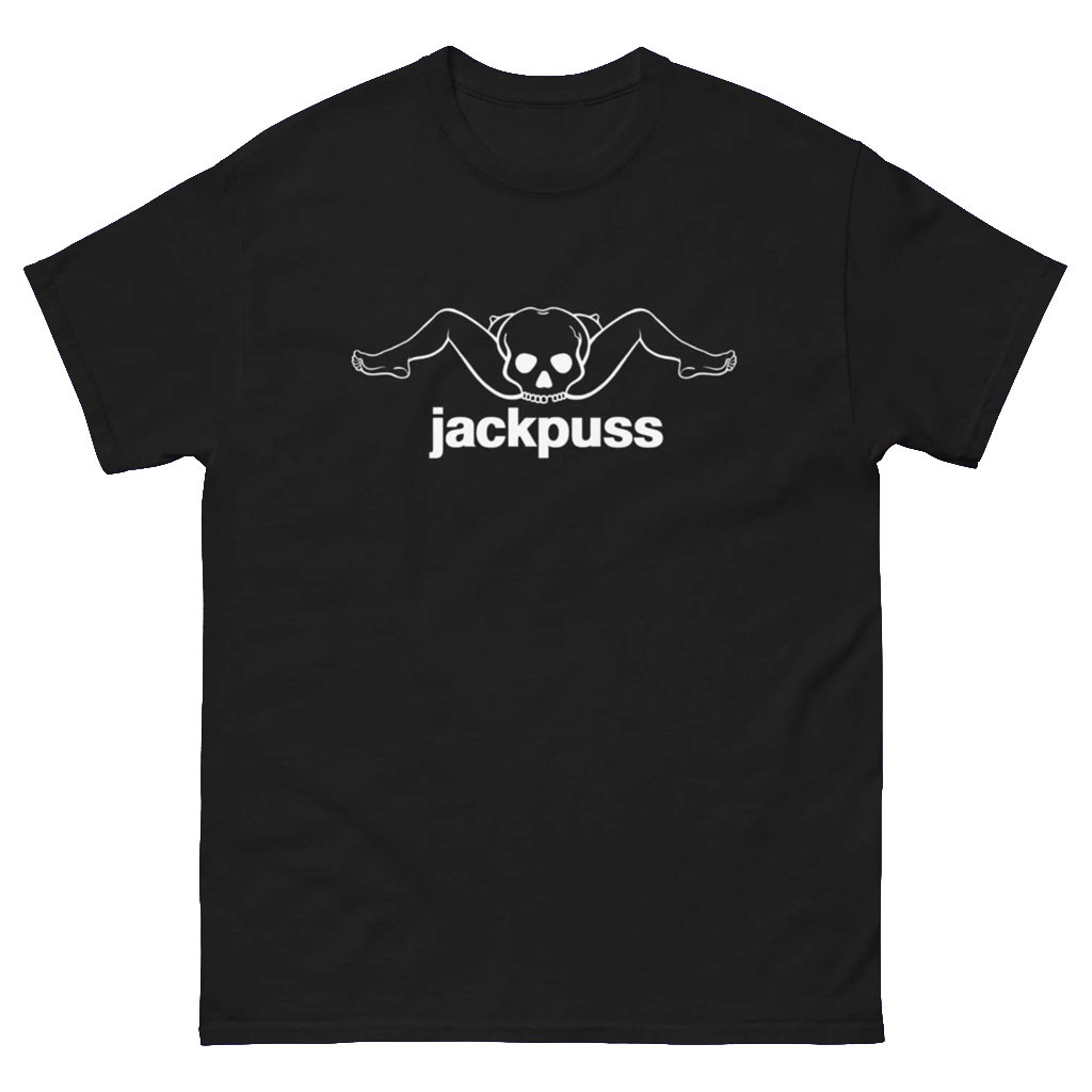 Jackpuss Merch 2026 Jackbussy T-Shirt Black Adult Humor Offensive Meme Shirt Gift For Friends - Kdjoy