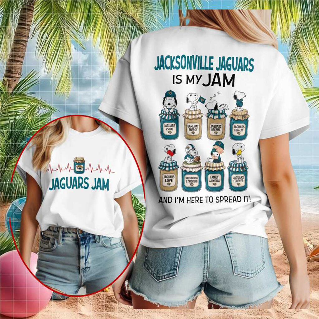 Jacksonville Football Peanuts Snoopy Jam Shirt Jacksonville Jaguars Merch Fan Gifts Ideas - Kdjoy Jacksonville Football Peanuts Snoopy Jam Shirt Jacksonville Jaguars Merch Fan Gifts Ideas - Kdjoy