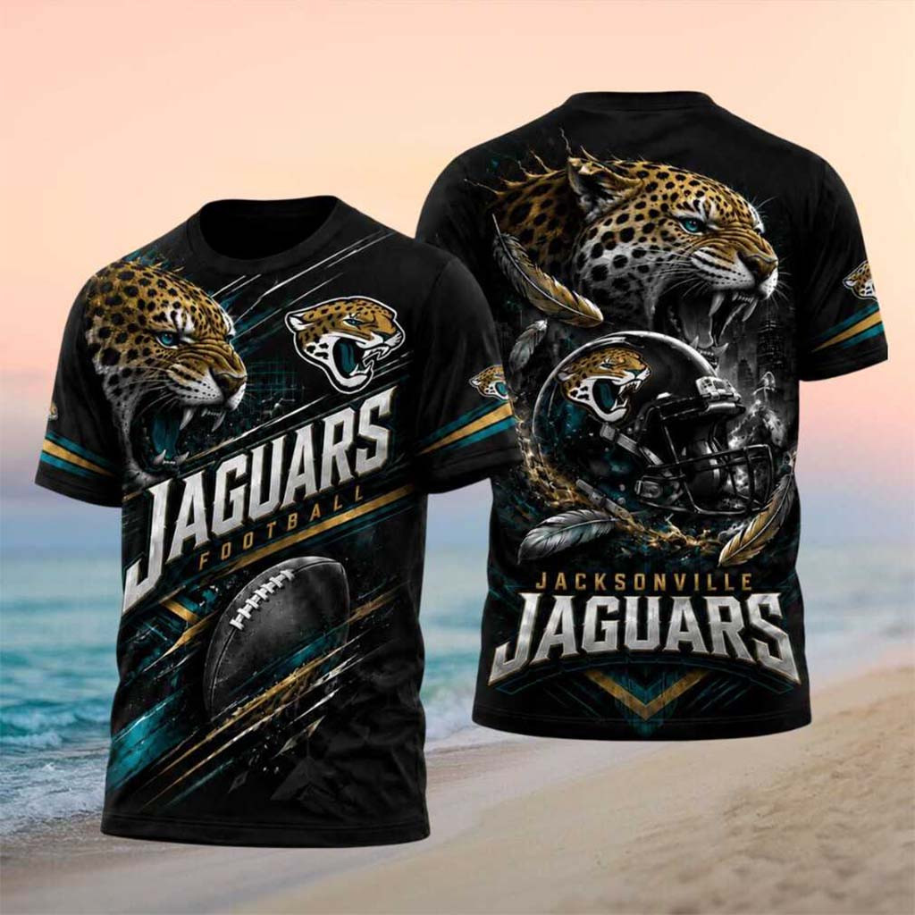 Jacksonville Jaguars Football Leopard Mascot Sports Shirt Jacksonville Jaguars Merch Fan Gifts - Kdjoy