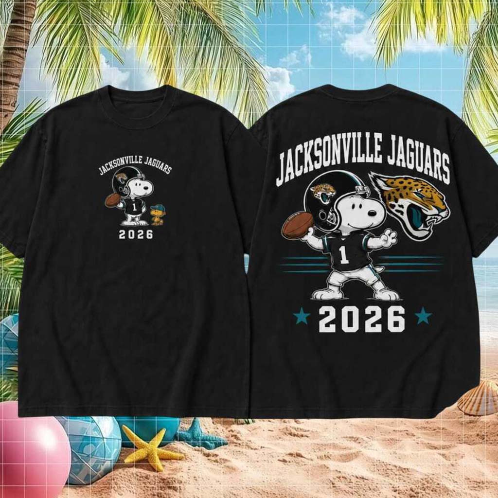 Jacksonville Jaguars Football Snoopy 2026 Shirt Jacksonville Jaguars Merch Game Day Gifts - Kdjoy Jacksonville Jaguars Football Snoopy 2026 Shirt Jacksonville Jaguars Merch Game Day Gifts - Kdjoy