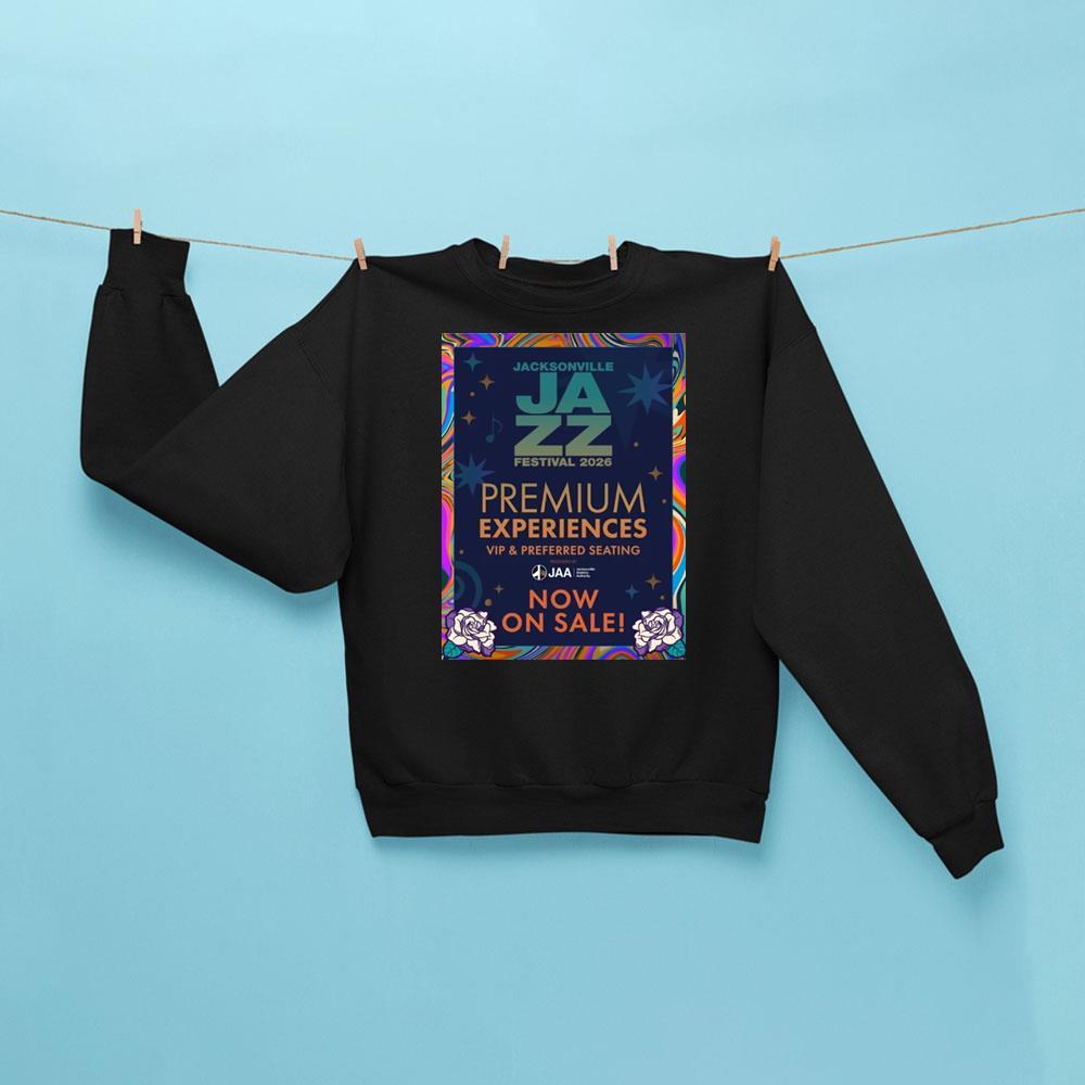 Jacksonville Jazz Festival 2026 Sweatshirt Black Gifts For People Who Like Music - Kdjoy