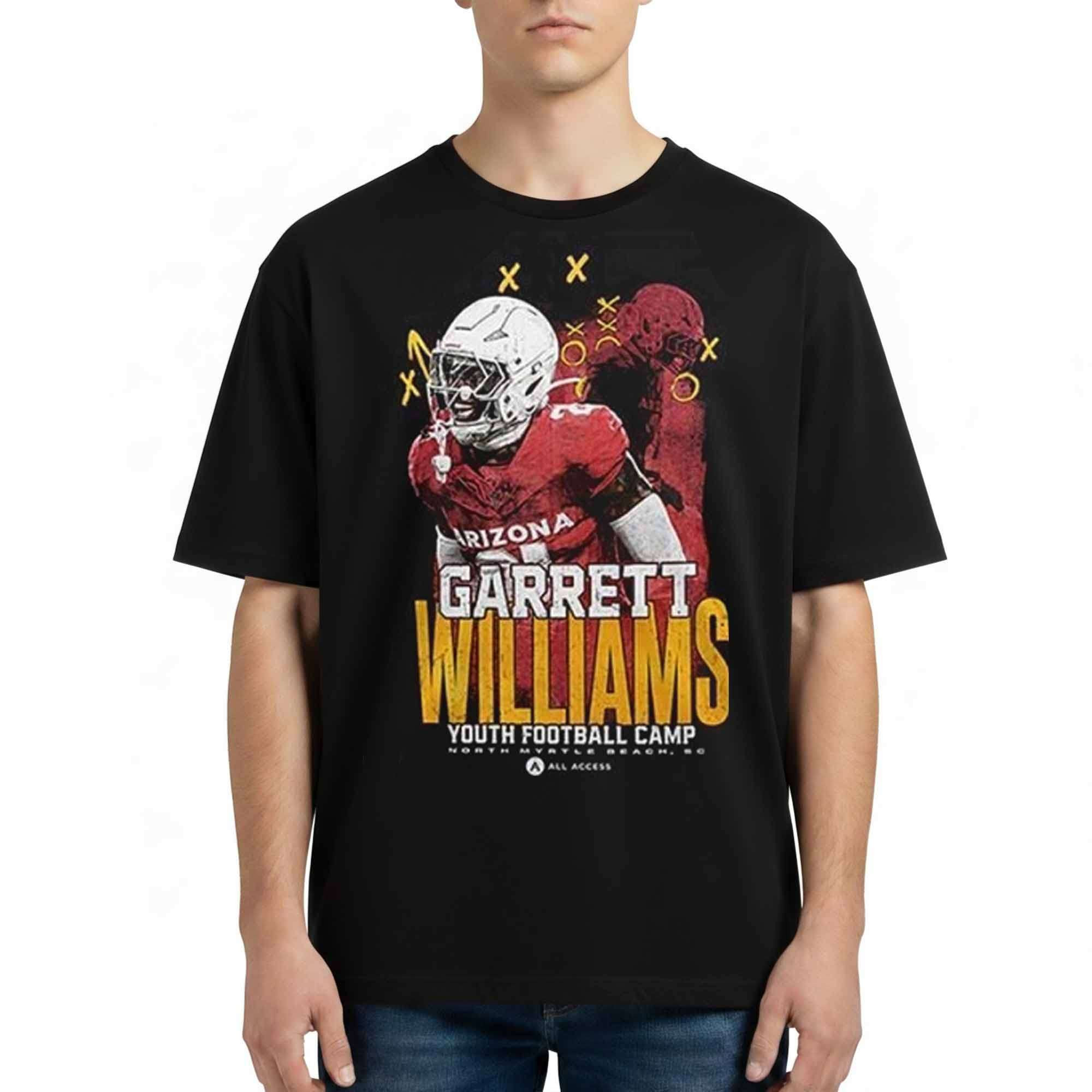 Jalen Brooks Arizona Garrett Williams Youth Football Camp Shirt Arizona Cardinals Merch Gifts - Kdjoy Jalen Brooks Arizona Garrett Williams Youth Football Camp Shirt Arizona Cardinals Merch Gifts - Kdjoy