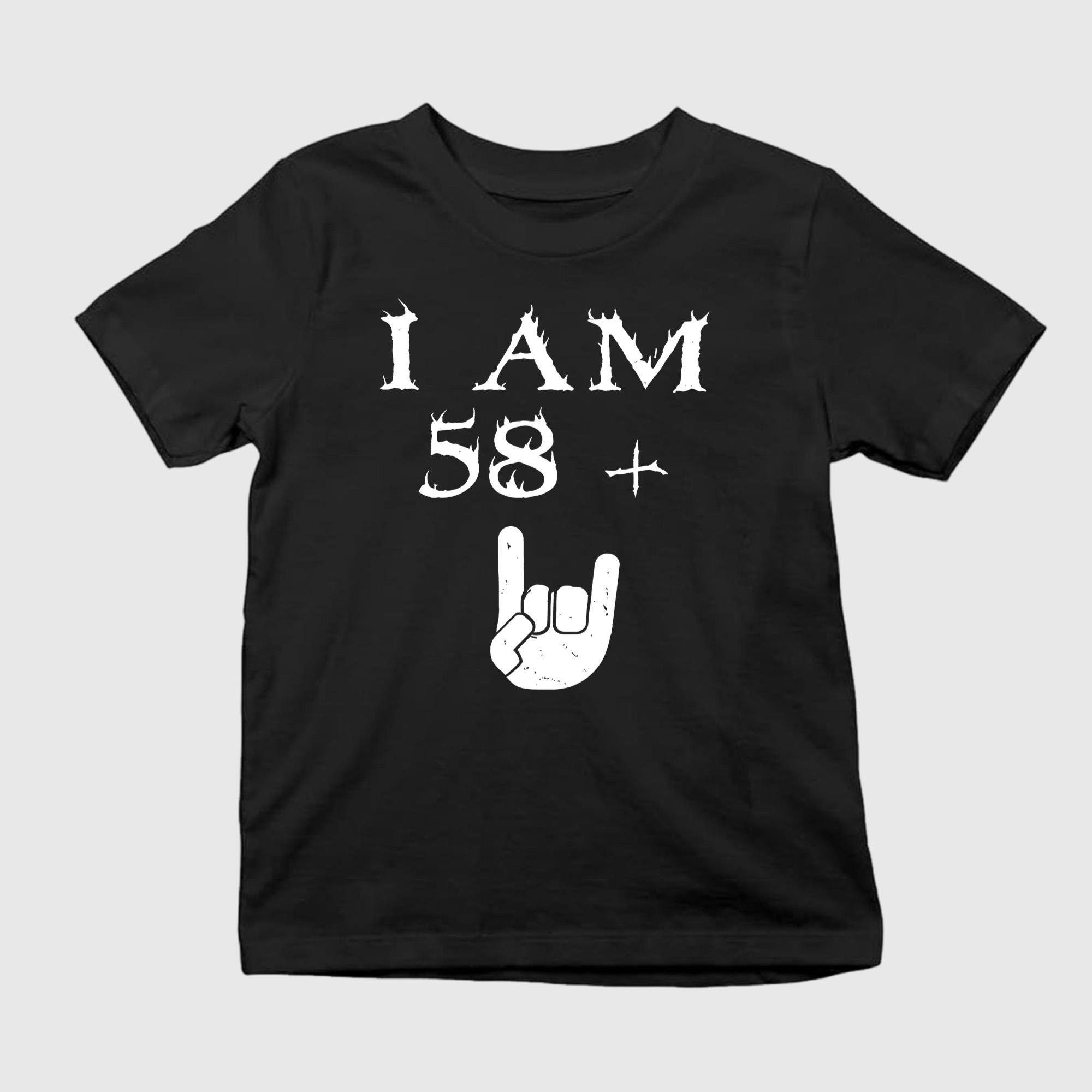 James Hetfield I Am 58 Plus Shirt Black James Hetfield Merch Present For Music Lovers - Kdjoy
