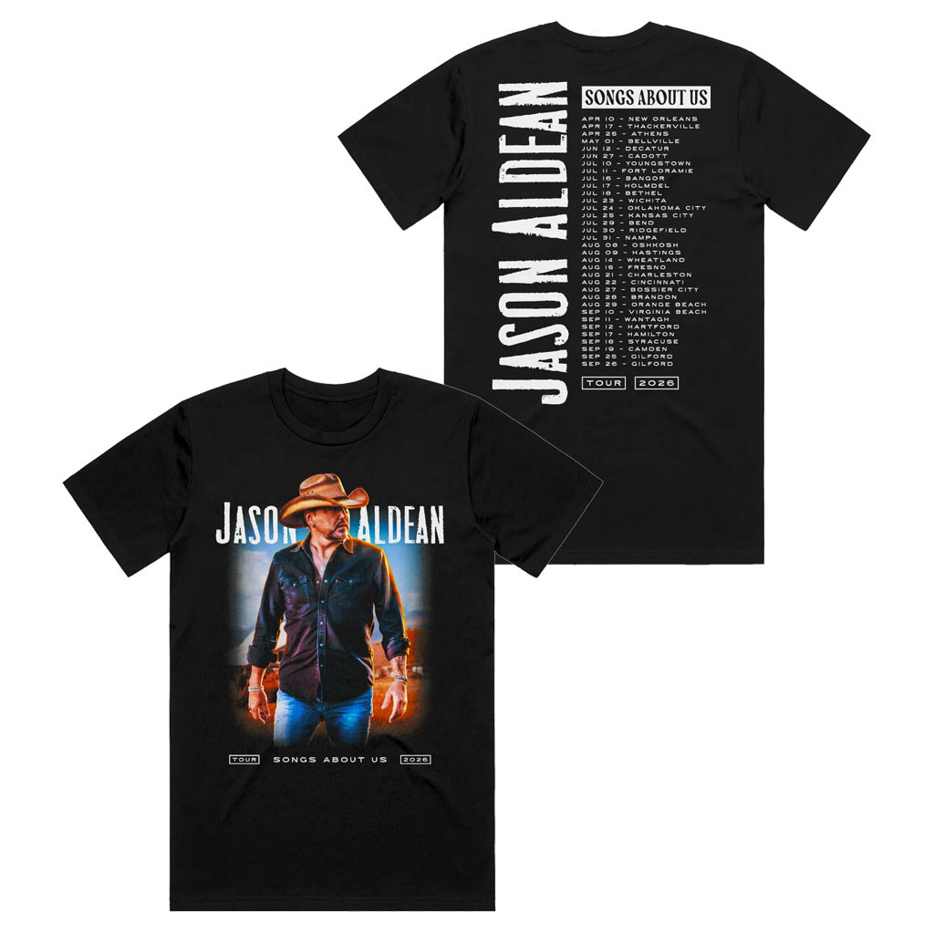 Jason Aldean Merch 2026 Songs About Us Tour Photo T-Shirt Jason Aldean Concert Merch Best Gifts - Kdjoy Jason Aldean Merch 2026 Songs About Us Tour Photo T-Shirt Jason Aldean Concert Merch Best Gifts - Kdjoy