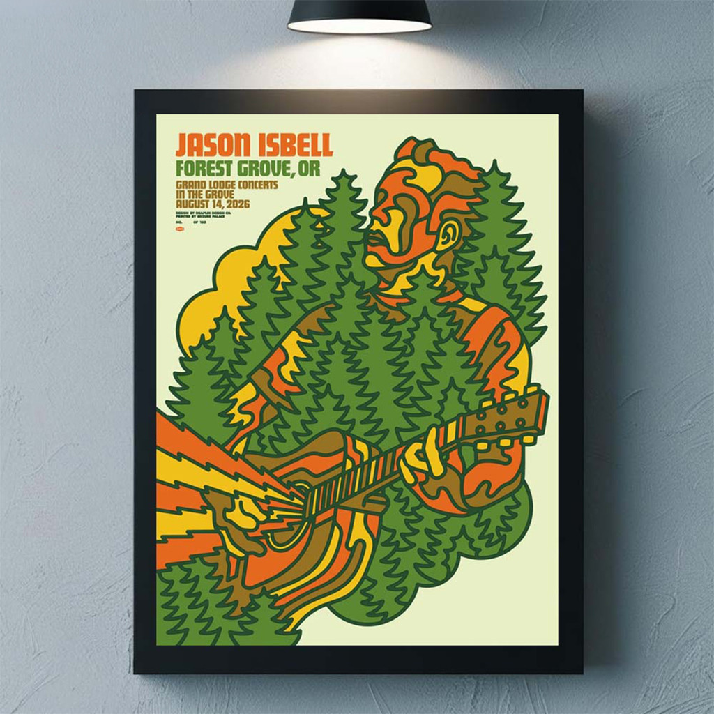 Jason Isbell Forest Grove OR 2026 Event Poster Jason Isbell Merch Wall Hanging Decor - Kdjoy Jason Isbell Forest Grove OR 2026 Event Poster Jason Isbell Merch Wall Hanging Decor - Kdjoy
