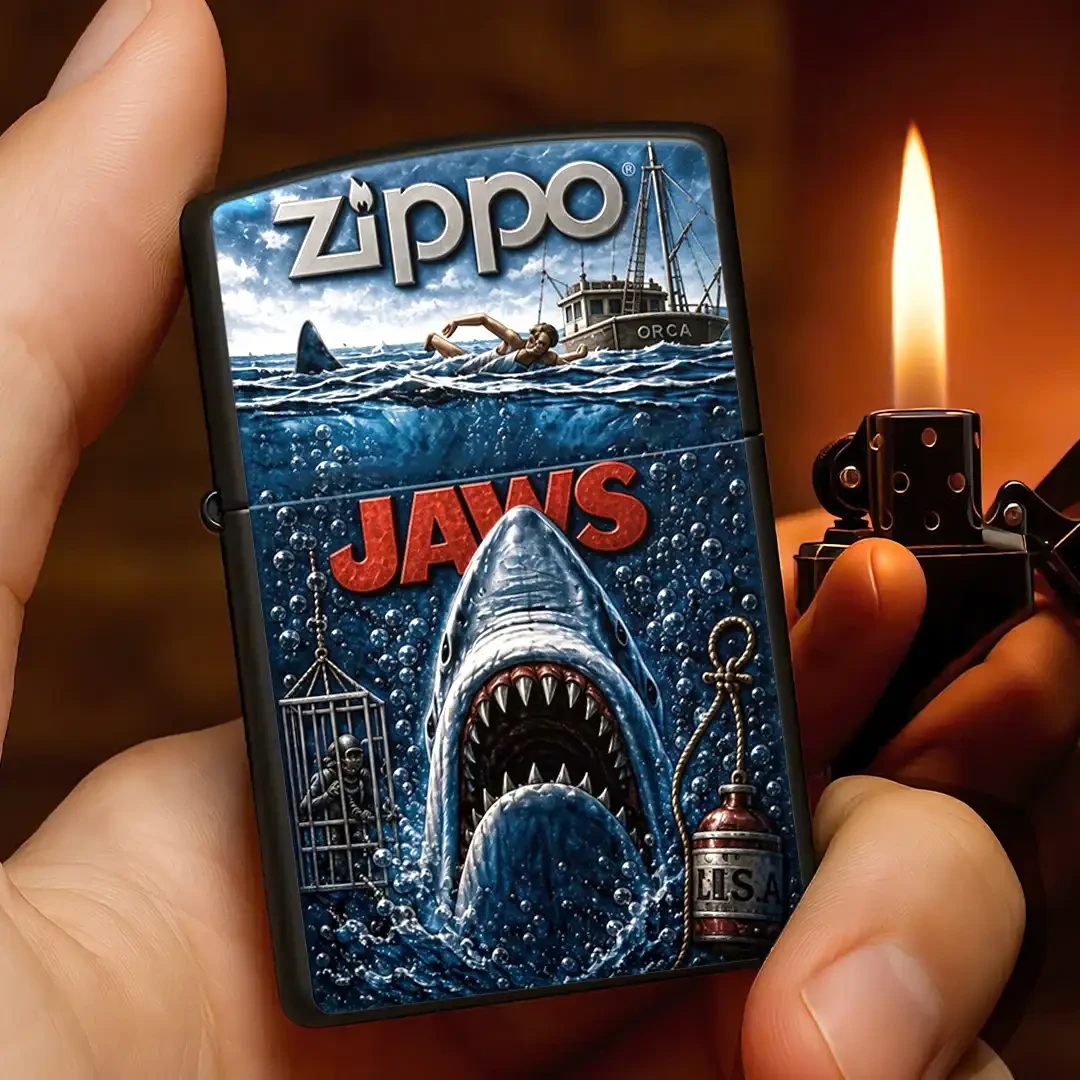 Jaws 2026 Horror Movie Lighter Case Jaws Merch Best Gifts For Horror Lovers - Kdjoy