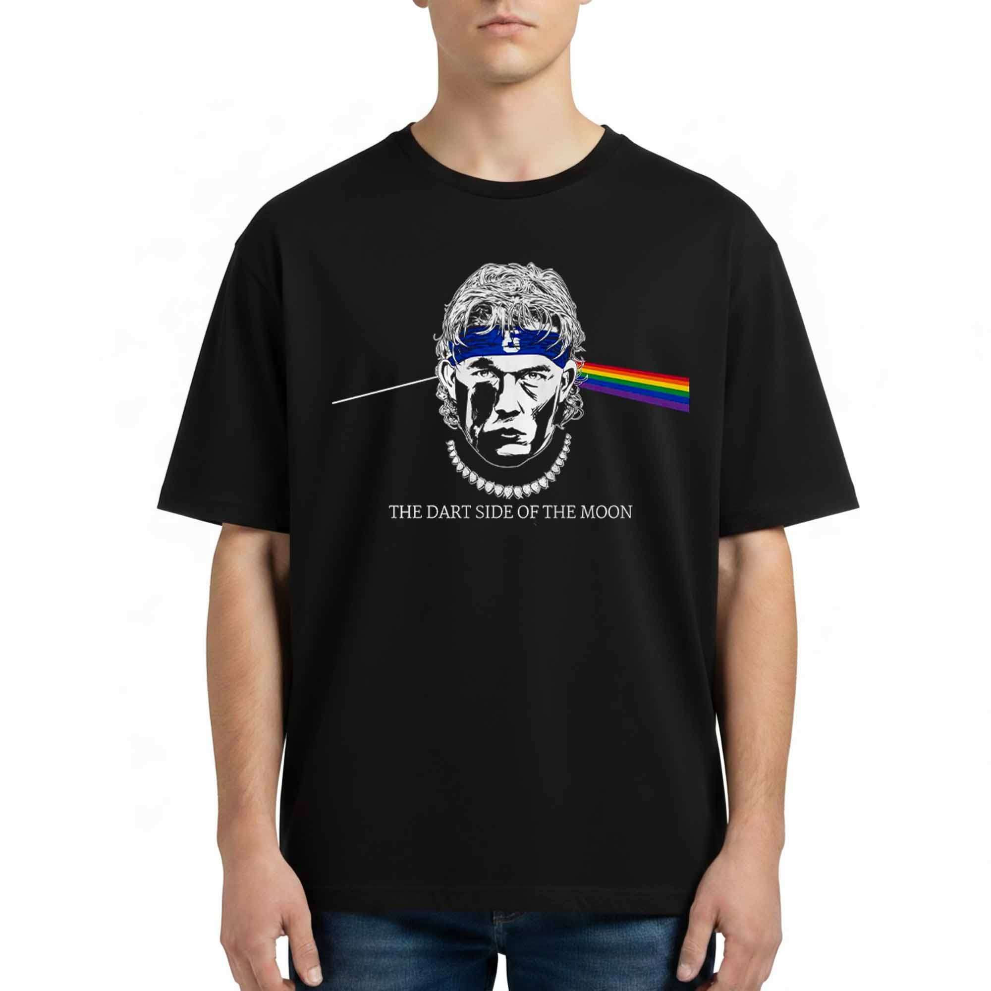 Jaxson Dart The Dart Side Of The Moon Shirt New York Giants Merch Present For Husband - Kdjoy