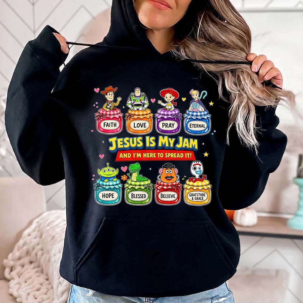 Jesus Is My Jam And I'm Here To Spread It Hoodie Cute Christian Hoodie Gifts For BFF - Kdjoy Jesus Is My Jam And I'm Here To Spread It Hoodie Cute Christian Hoodie Gifts For BFF - Kdjoy