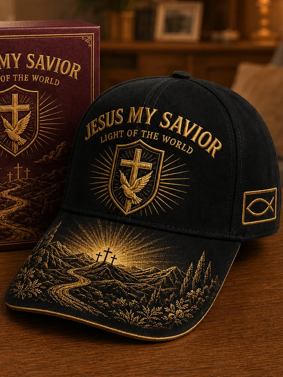 Jesus My Savior Light Of The World Hat Christian Faith Merch Gifts For Him Who Has Everything - Kdjoy Jesus My Savior Light Of The World Hat Christian Faith Merch Gifts For Him Who Has Everything - Kdjoy