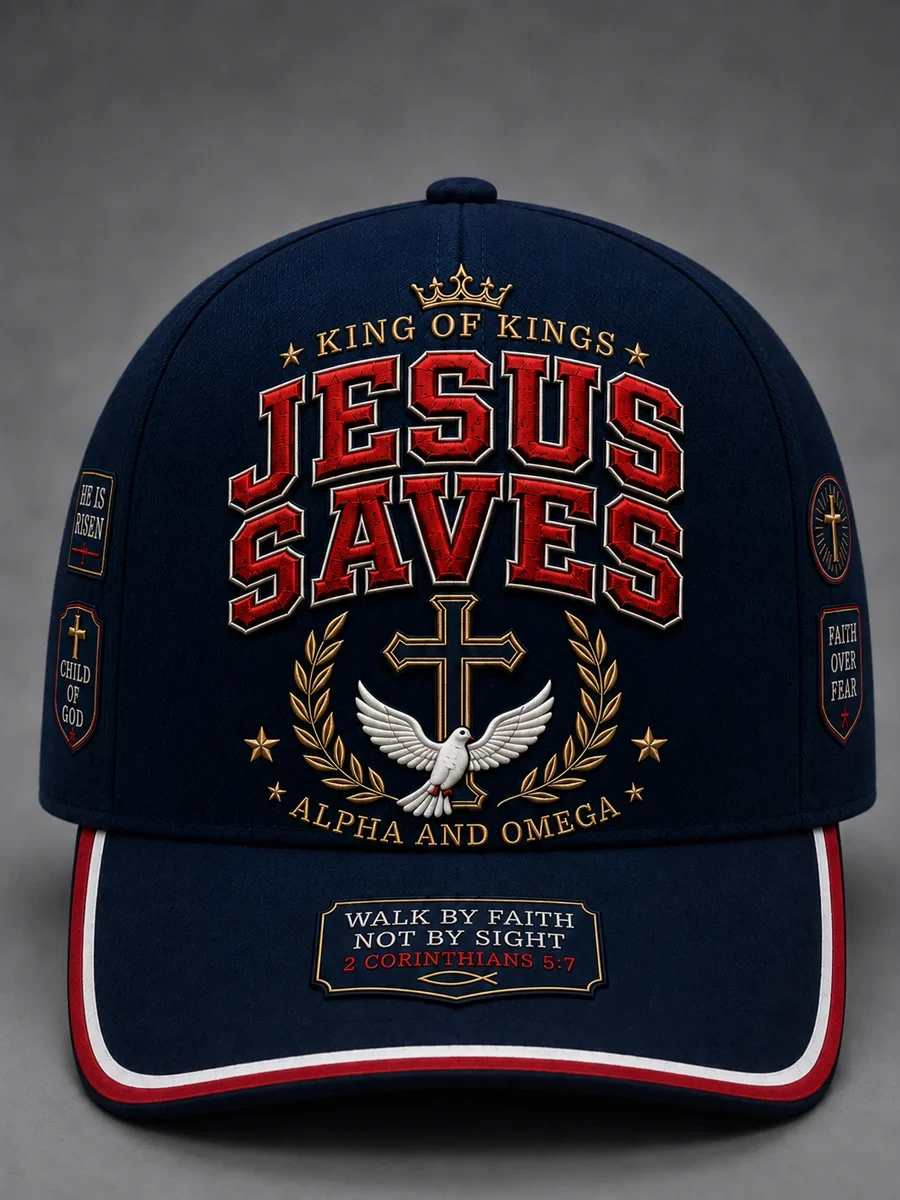 Jesus Saves Christian Cross Baseball Cap Religious Faith Bible Merch Gift For Him - Kdjoy Jesus Saves Christian Cross Baseball Cap Religious Faith Bible Merch Gift For Him - Kdjoy