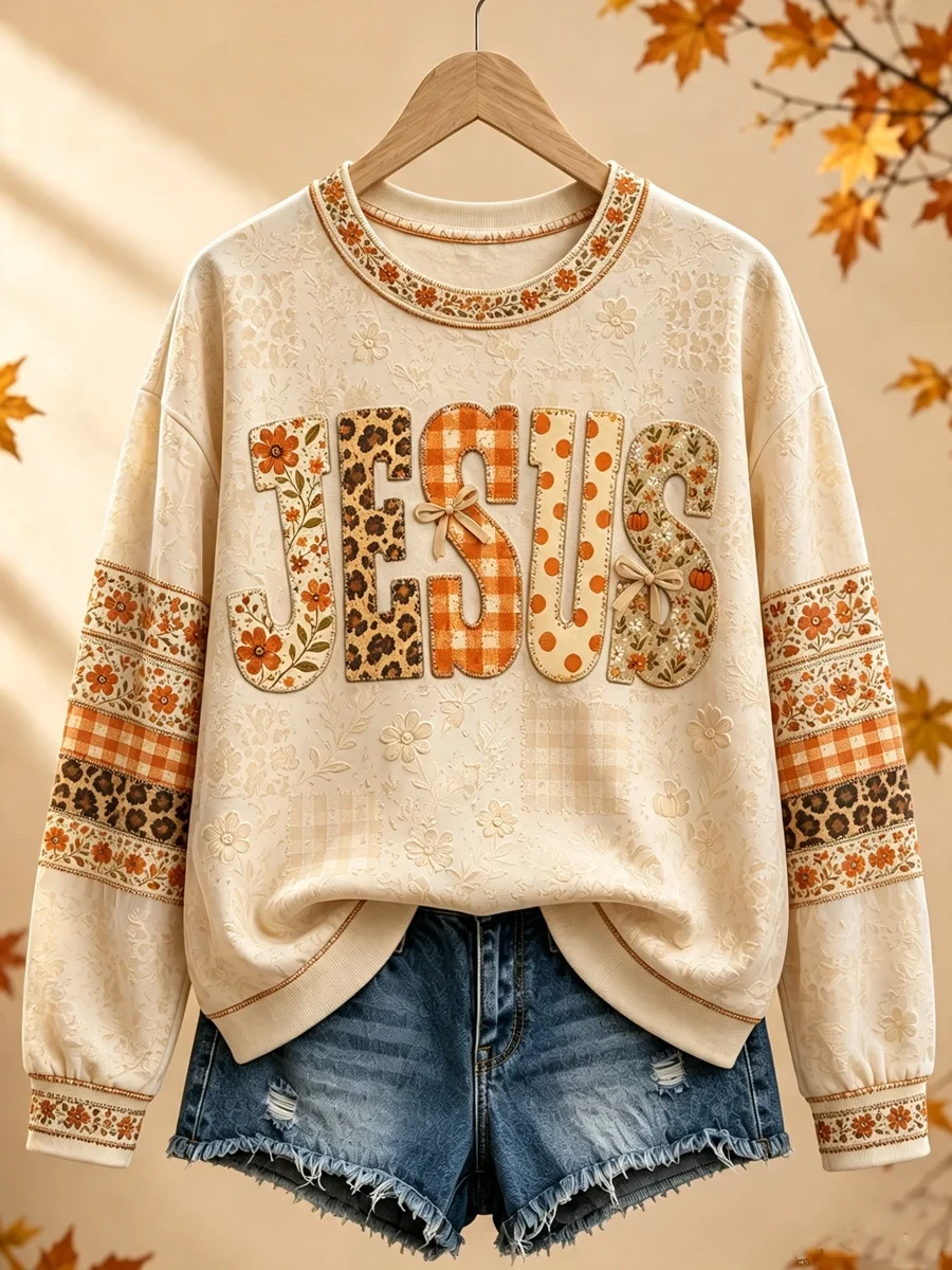 Jesus Sweatshirt Fall Autumn Clothing Halloween Gift Ideas For Adults - Kdjoy