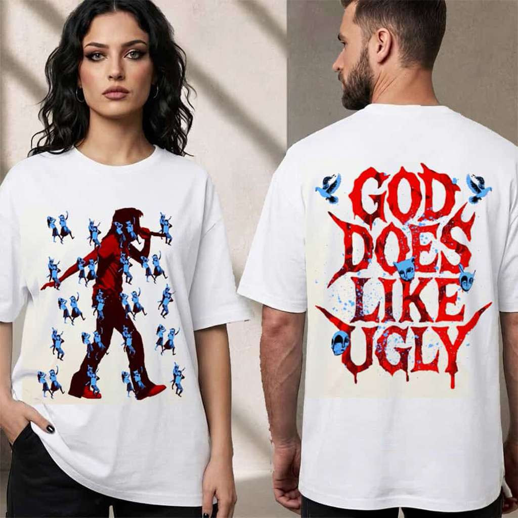JID Fade White God Does Like Ugly Graphic T-Shirt JID Merch Music Fans Gifts - Kdjoy JID Fade White God Does Like Ugly Graphic T-Shirt JID Merch Music Fans Gifts - Kdjoy