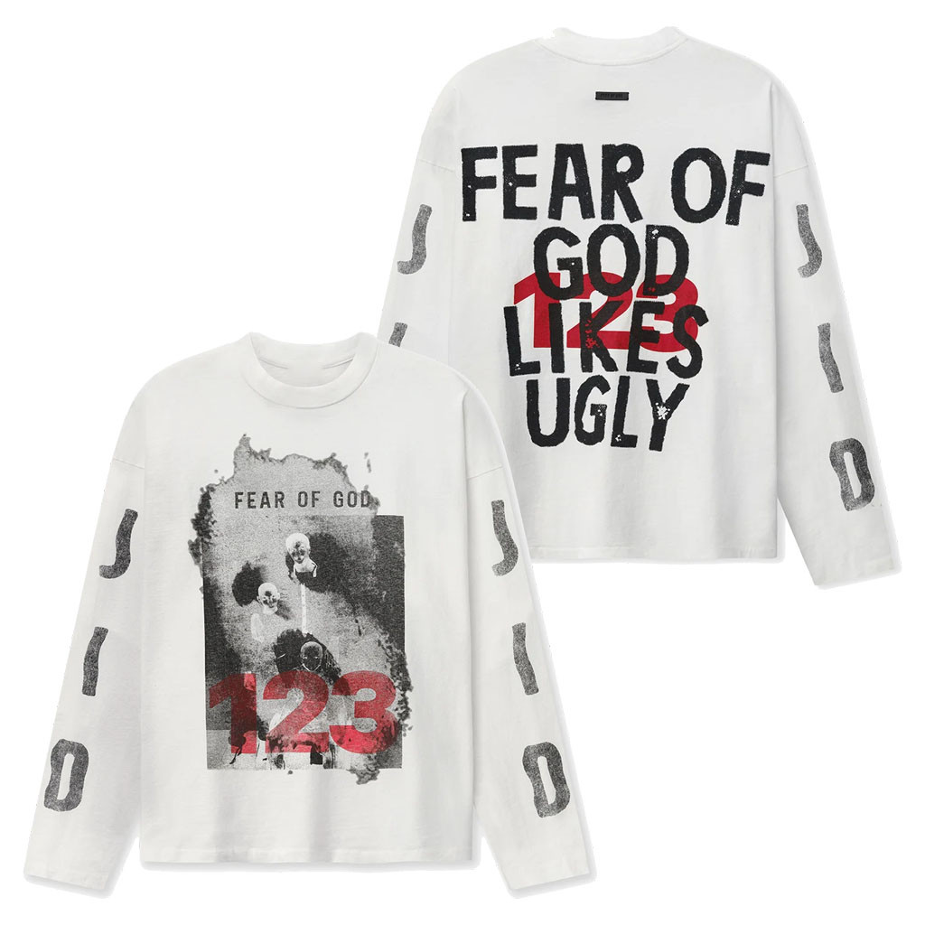JID Merch 2026 Fear Of God Likes Ugly Long Sleeve Shirt God Does Like Ugly Merch Fan Gifts - Kdjoy