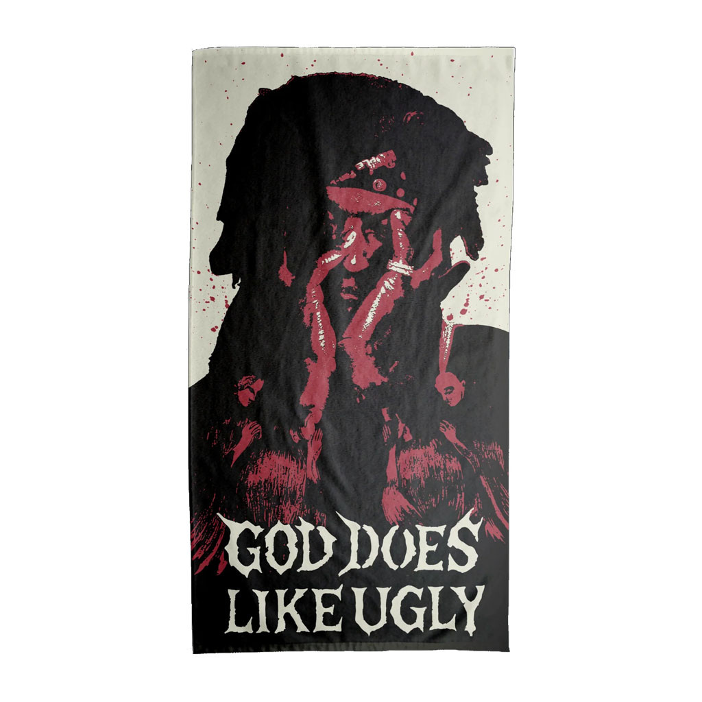 JID Merch 2026 God Does Like Ugly Anniversary Towel Unique Gift For Dudes - Kdjoy