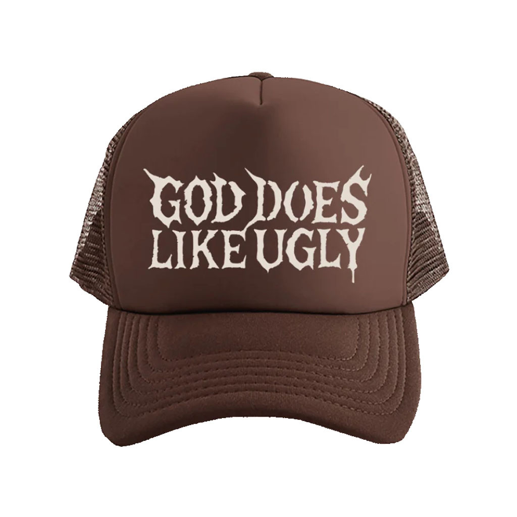JID Merch 2026 God Does Like Ugly Trucker Hat Best Gifts For Hip Hop Lovers - Kdjoy