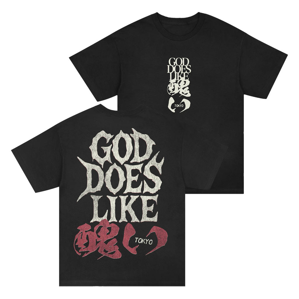 JID Merch 2026 JID Tokyo T-Shirt God Does Like World Tour Merch Gift For Rap Music Fans - Kdjoy