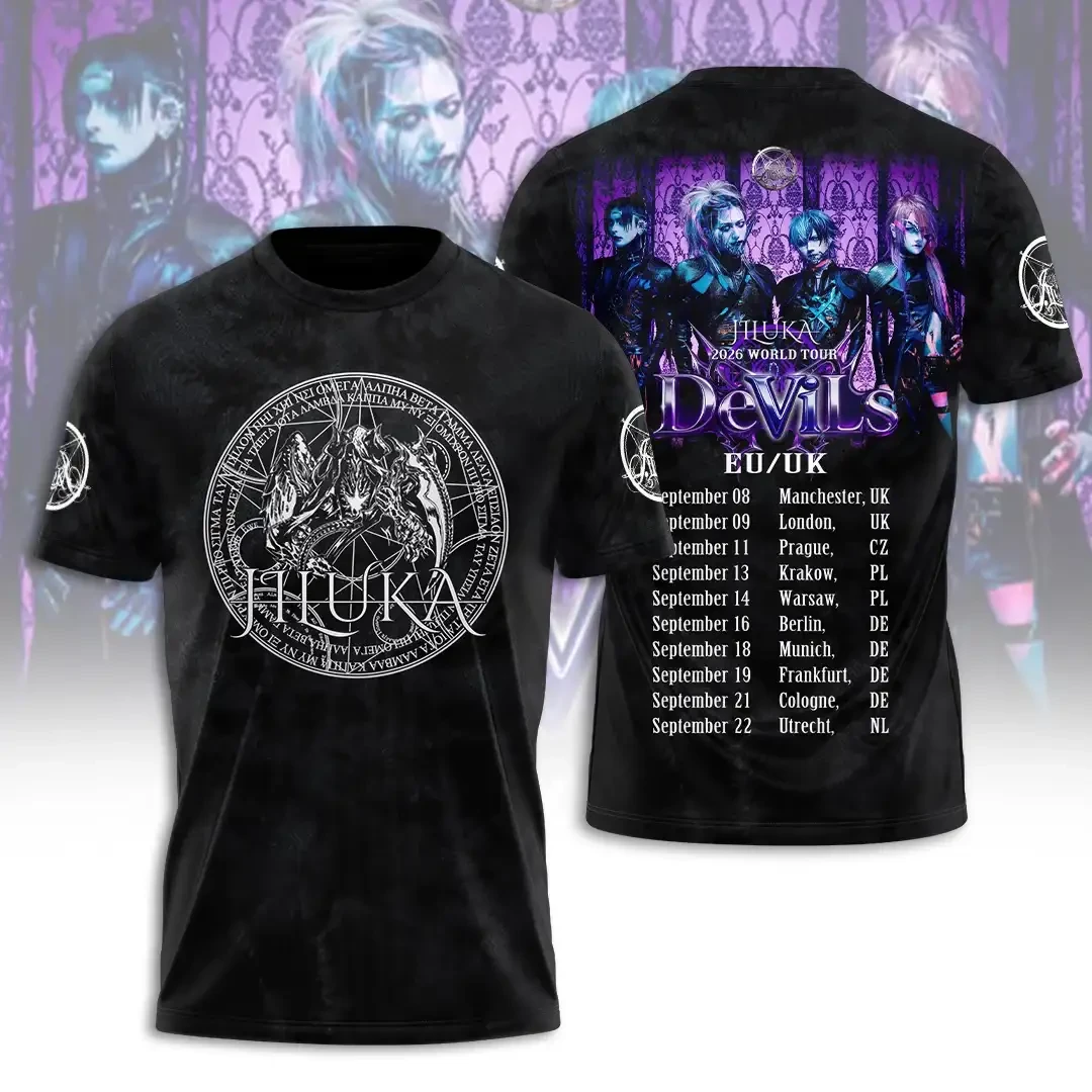 Jiluka EU UK World Tour 2026 T-Shirt Jiluka Merch Gifts For Music Fans - Kdjoy