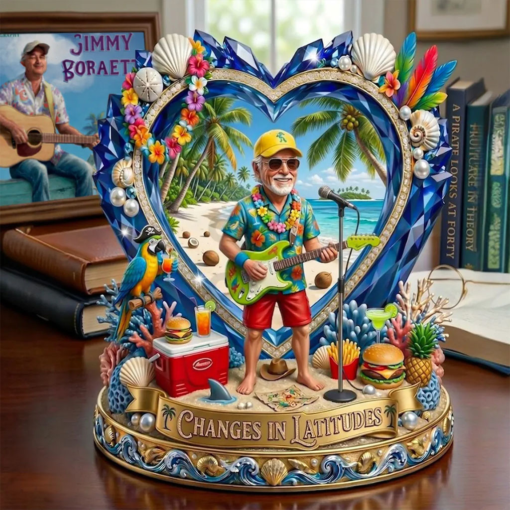 Jimmy Buffett Changes In Latitudes Collector Acrylic Plaque Jimmy Buffett Merch Gift For Fans - Kdjoy