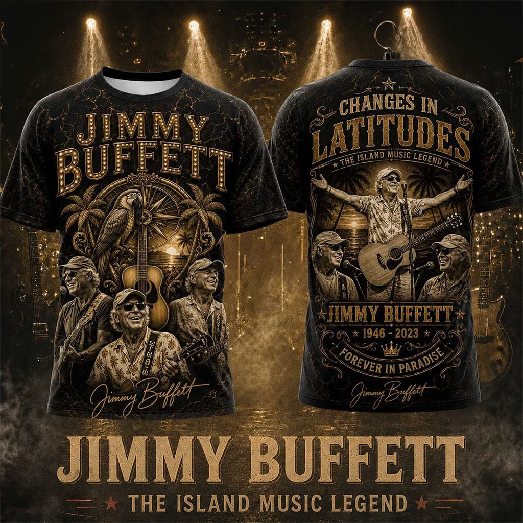 Jimmy Buffett Changes In Latitudes T-Shirt Forever In Paradise Shirt Jimmy Buffett Merch - Kdjoy