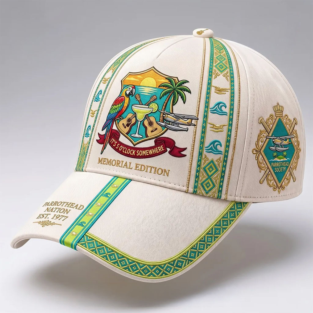 Jimmy Buffett It's 5 O'Clock Somewhere Memorial Hat Parrothead Nation Hat Jimmy Buffett Merch - Kdjoy Jimmy Buffett It's 5 O'Clock Somewhere Memorial Hat Parrothead Nation Hat Jimmy Buffett Merch - Kdjoy