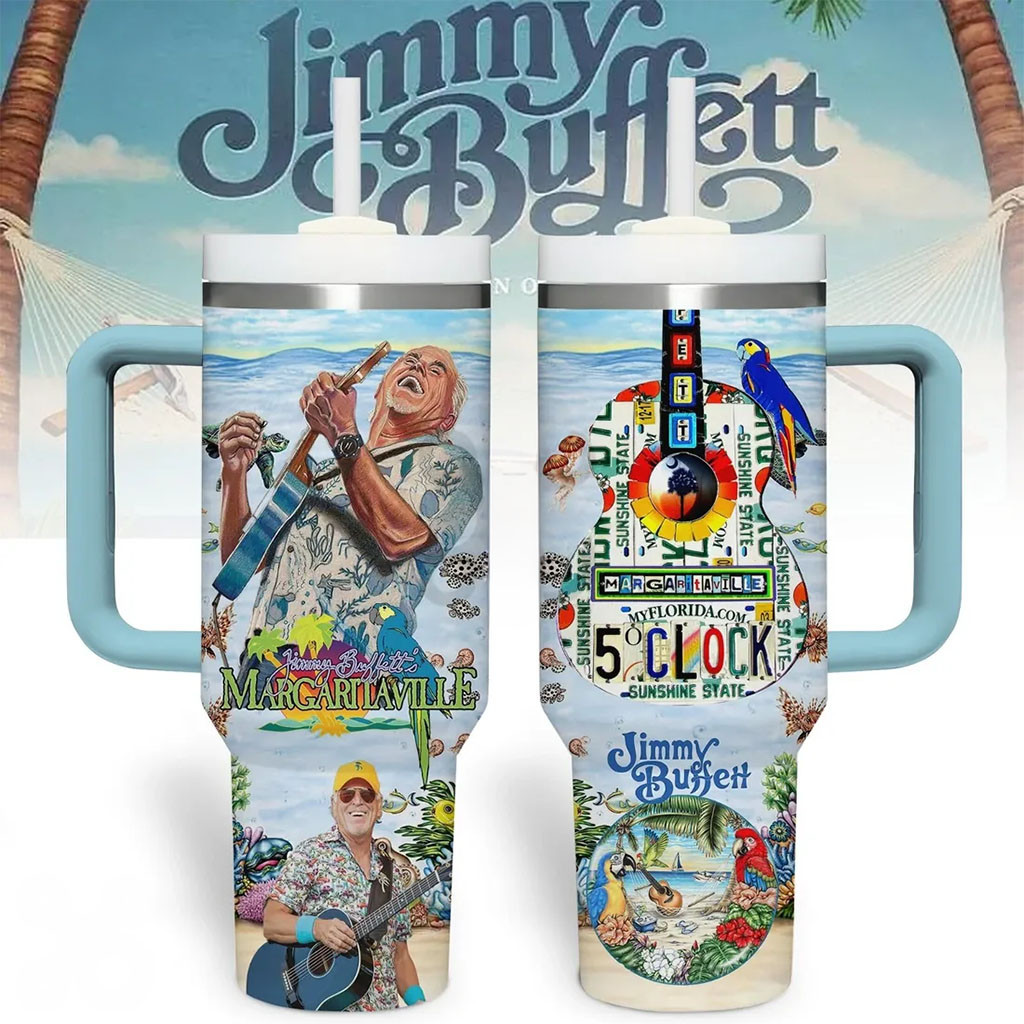 Jimmy Buffett Margaritaville 40oz Tumbler 2026 Jimmy Buffett Merch Present For Fans - Kdjoy Jimmy Buffett Margaritaville 40oz Tumbler 2026 Jimmy Buffett Merch Present For Fans - Kdjoy