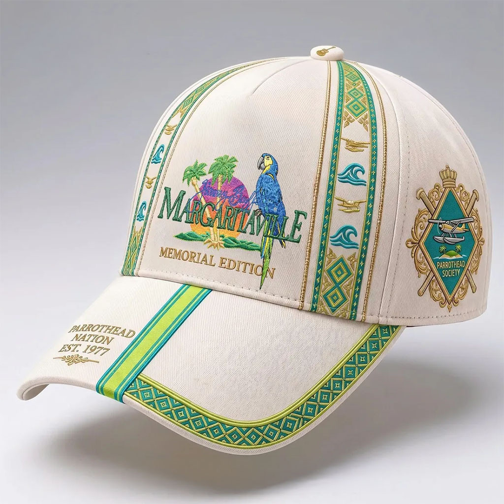 Jimmy Buffett Margaritaville Memorial Edition Hat Parrothead Nation Hat Jimmy Buffett Merch - Kdjoy