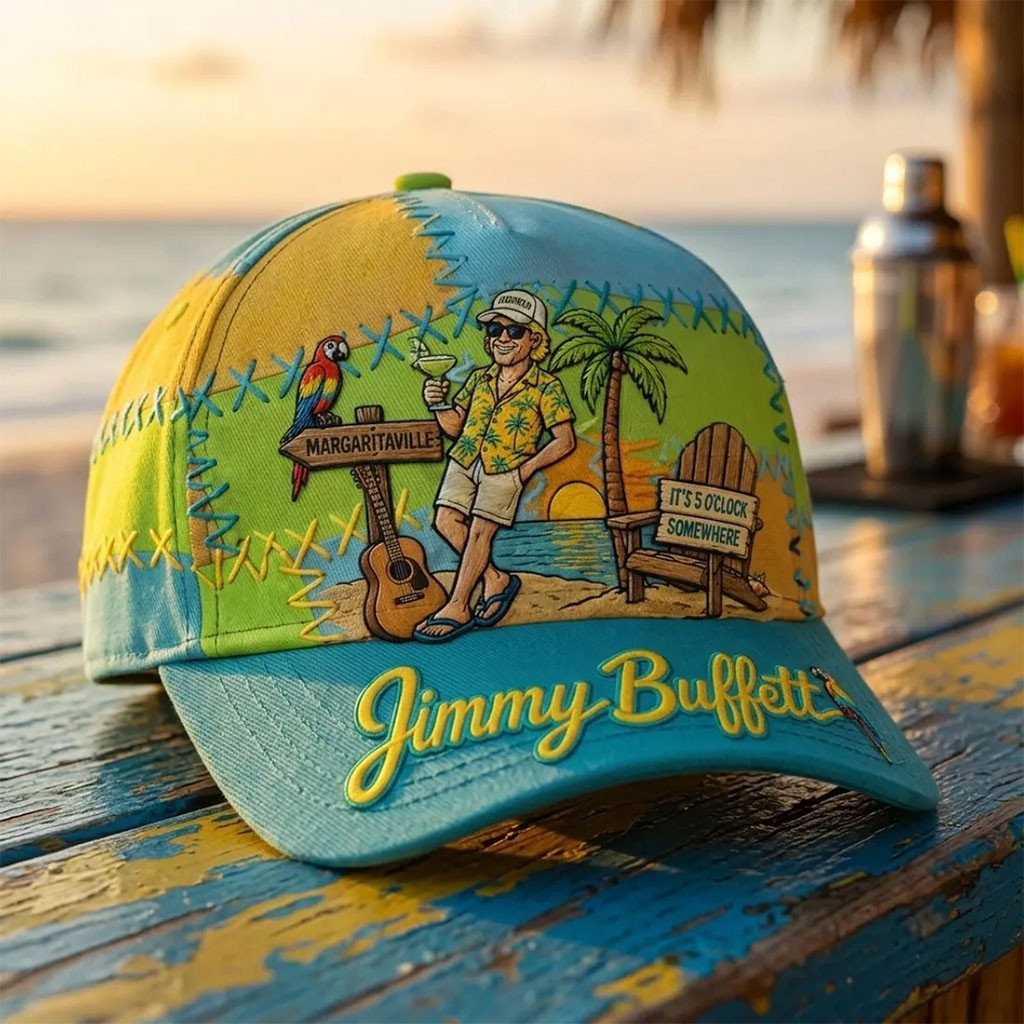 Jimmy Buffett Parrothead Tropical Hat Margaritaville Baseball Cap Jimmy Buffett Merch Fan Gifts - Kdjoy Jimmy Buffett Parrothead Tropical Hat Margaritaville Baseball Cap Jimmy Buffett Merch Fan Gifts - Kdjoy