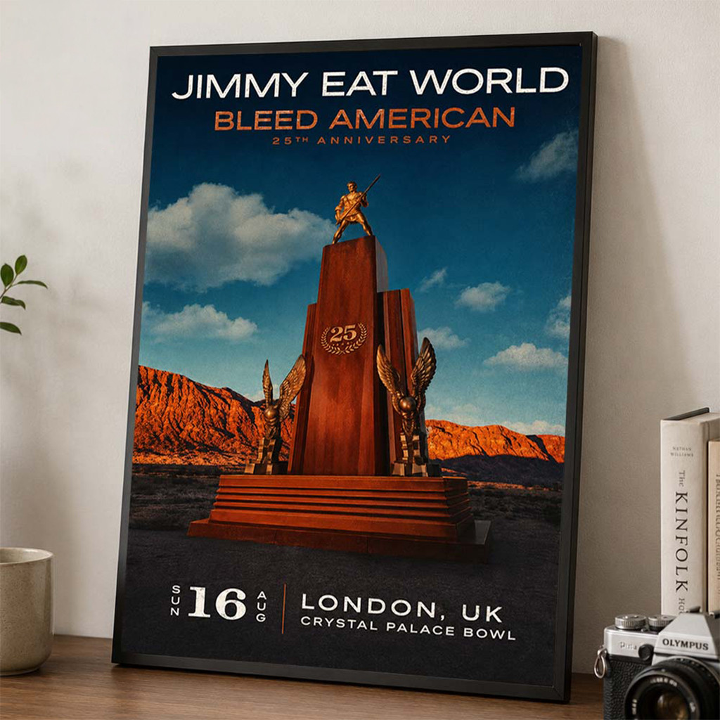 Jimmy Eat World London UK 2026 Tour Poster Jimmy Eat World Merch Gifts For Rock Fan - Kdjoy Jimmy Eat World London UK 2026 Tour Poster Jimmy Eat World Merch Gifts For Rock Fan - Kdjoy