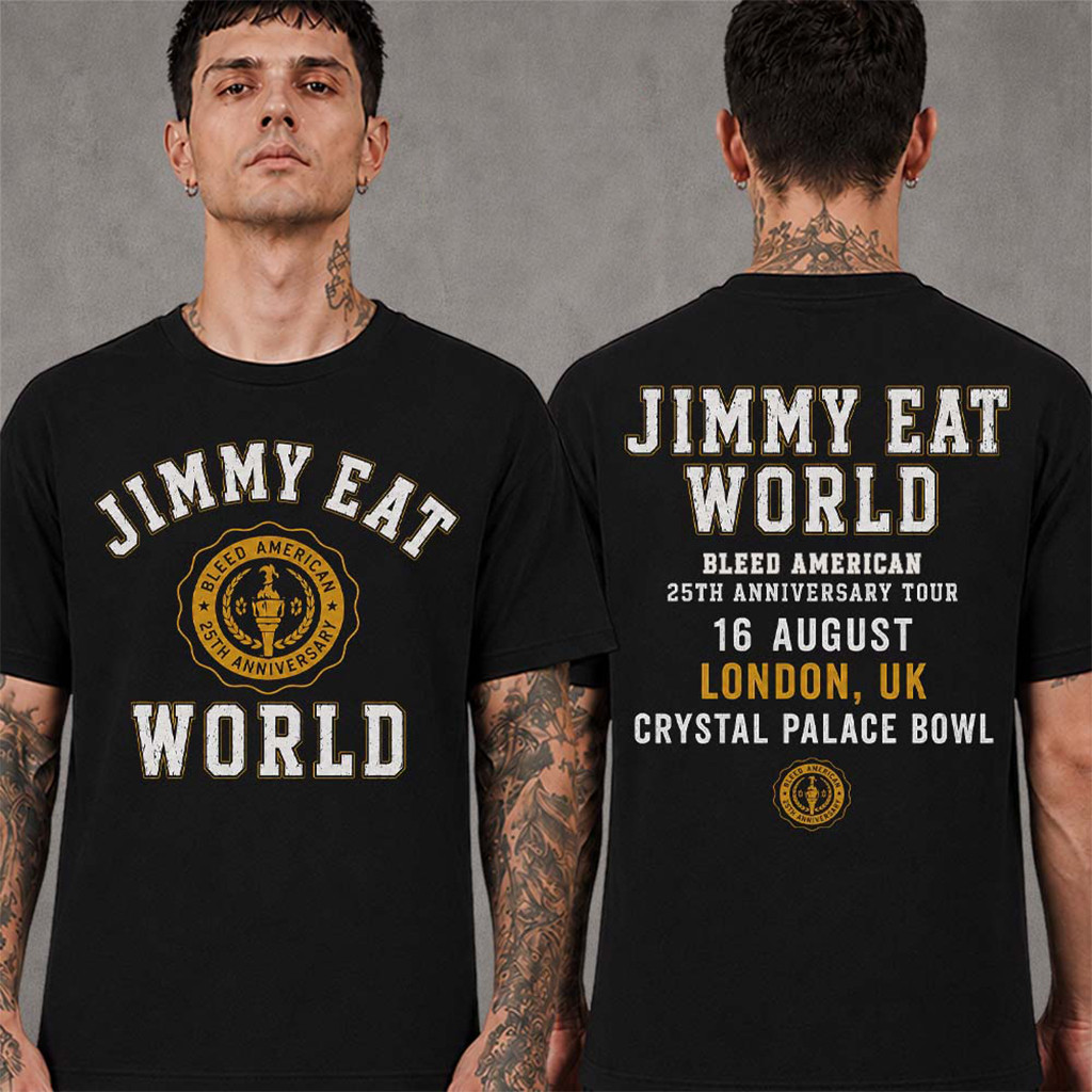 Jimmy Eat World London UK 2026 Tour T-Shirt Jimmy Eat World Merch Gifts For Friends - Kdjoy