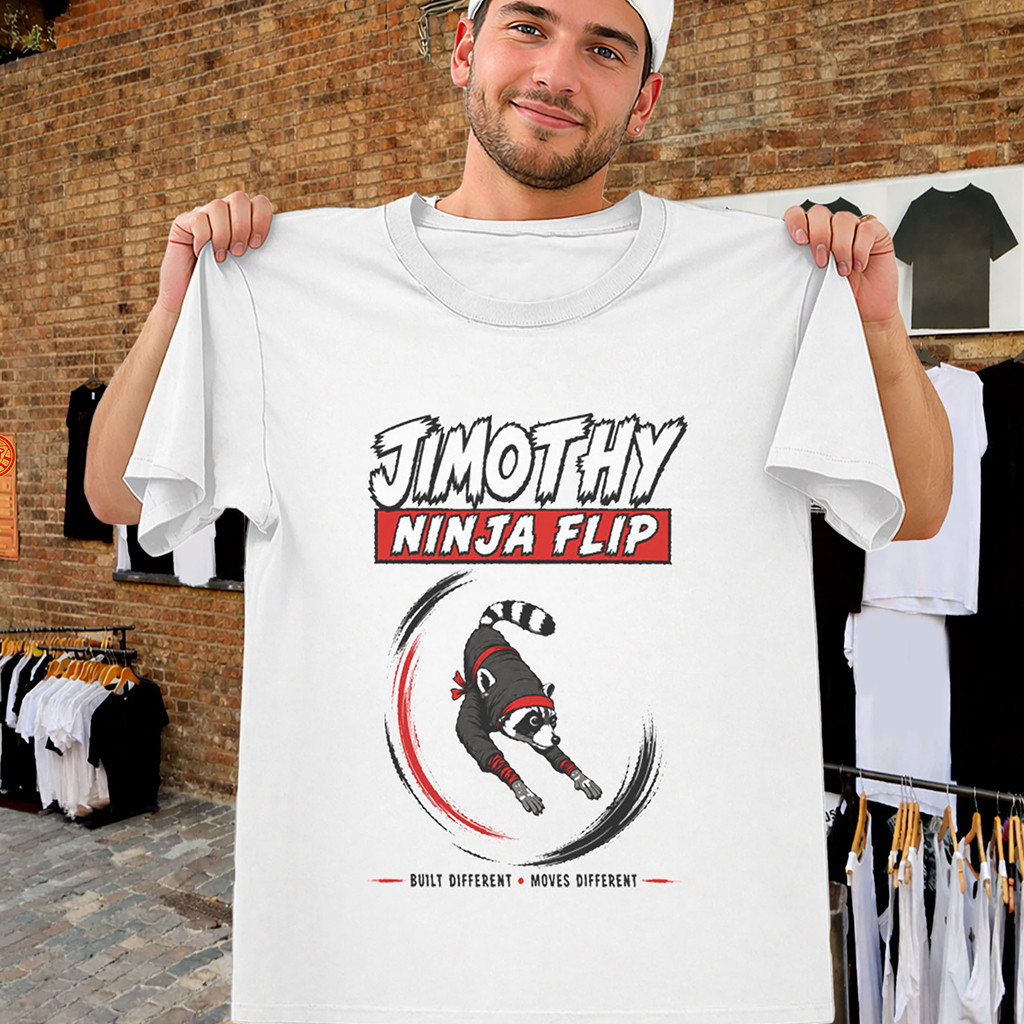 Jimothy Ninja Flip Shirt Seattle Raccoon Meme T-Shirt Gifts For Friends - Kdjoy Jimothy Ninja Flip Shirt Seattle Raccoon Meme T-Shirt Gifts For Friends - Kdjoy