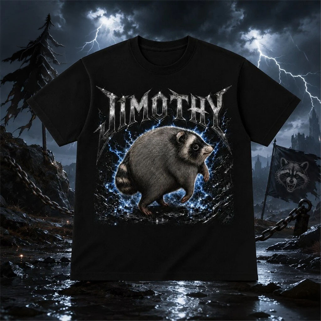 Jimothy Raccoon Trash Panda Metal Shirt Funny Animal Meme Shirt Gift Ideas For Men Women - Kdjoy Jimothy Raccoon Trash Panda Metal Shirt Funny Animal Meme Shirt Gift Ideas For Men Women - Kdjoy