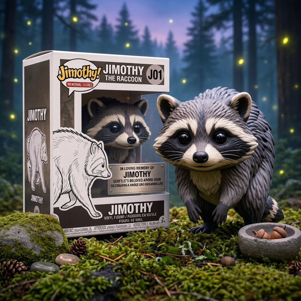 Jimothy The Raccoon Memorial Funko Pop Jimothy Trending Animal Merch Gift For Friends - Kdjoy Jimothy The Raccoon Memorial Funko Pop Jimothy Trending Animal Merch Gift For Friends - Kdjoy