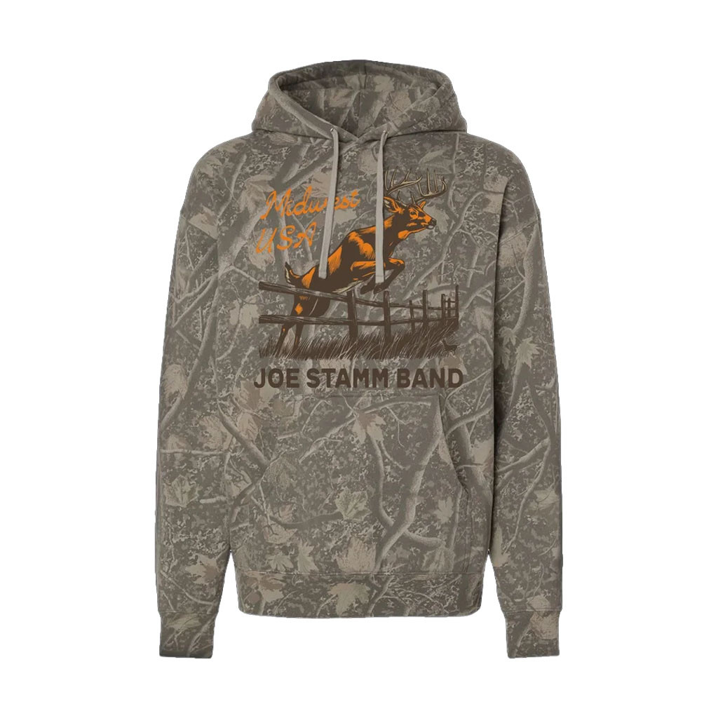 Joe Stamm Band Merch 2026 Deer Hunting Camo Hoodie Best Gift For Fathers - Kdjoy Joe Stamm Band Merch 2026 Deer Hunting Camo Hoodie Best Gift For Fathers - Kdjoy