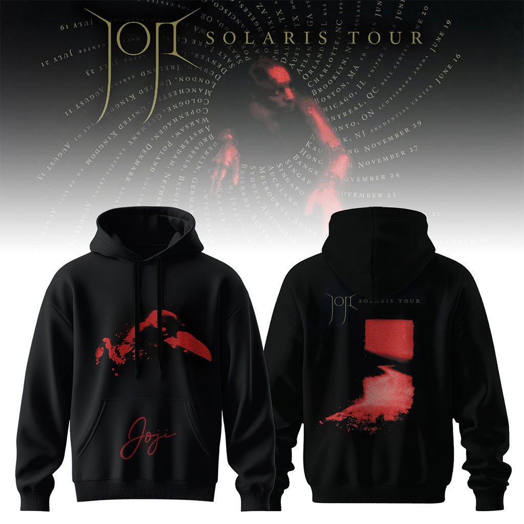 Joji Merch Solaris Tour 2026 Hoodie Black Joji Concert Merch Music Fan Apparel Gift Ideas - Kdjoy