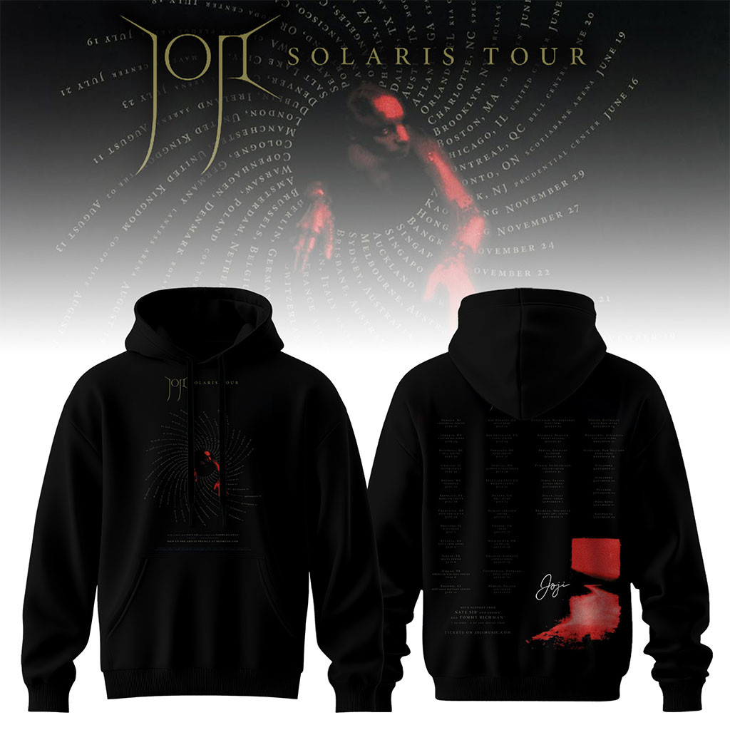 Joji Merch Solaris Tour 2026 Hoodie Black Joji Concert Merch Music Related Gifts For Guys - Kdjoy