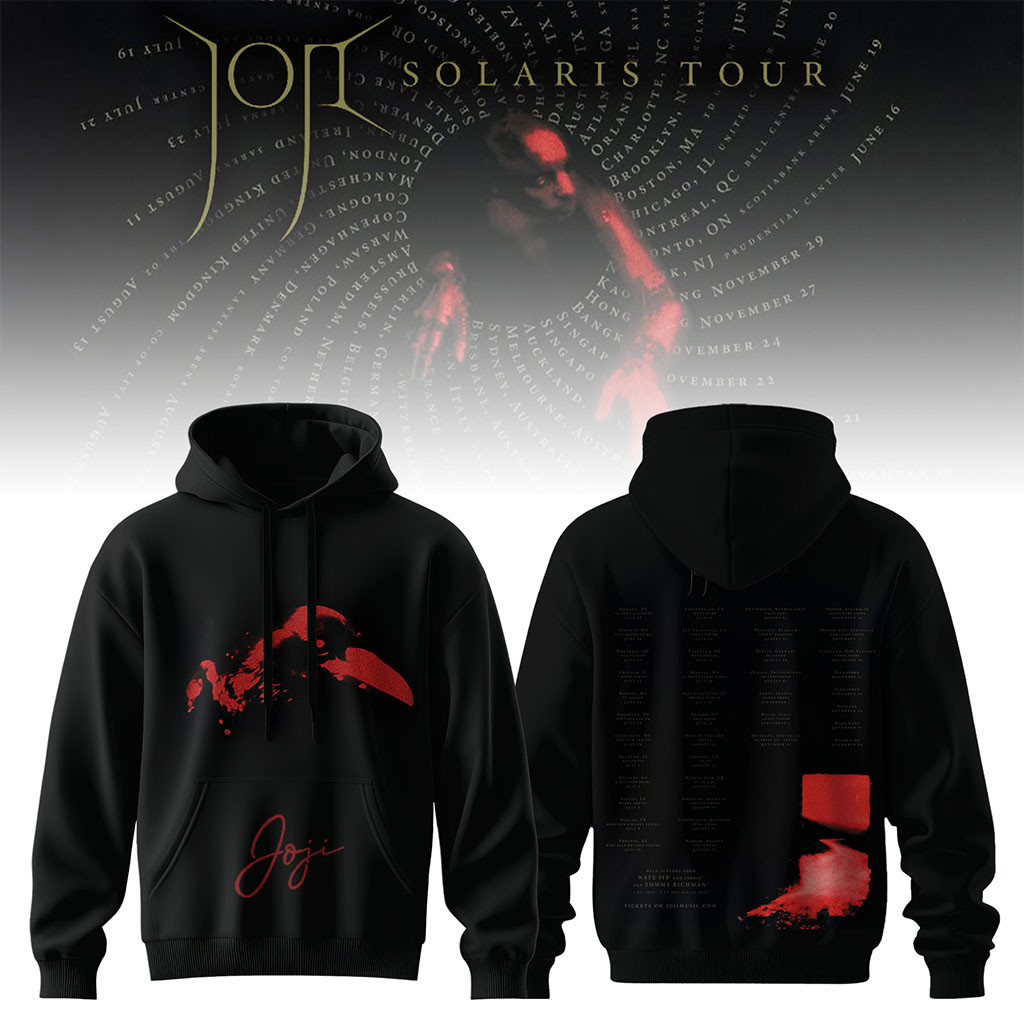 Joji Merch Solaris Tour 2026 Hoodie Black Joji Concert Merch Unique Gift For Music Lovers - Kdjoy