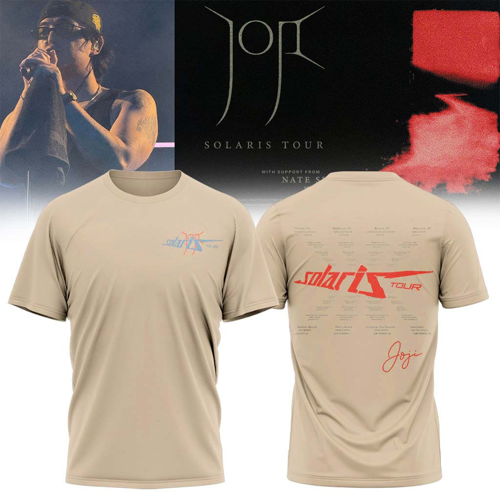 Joji Solaris Tour Merch 2026 Solaris Dateback T-Shirt Gifts For Music Enthusiasts - Kdjoy