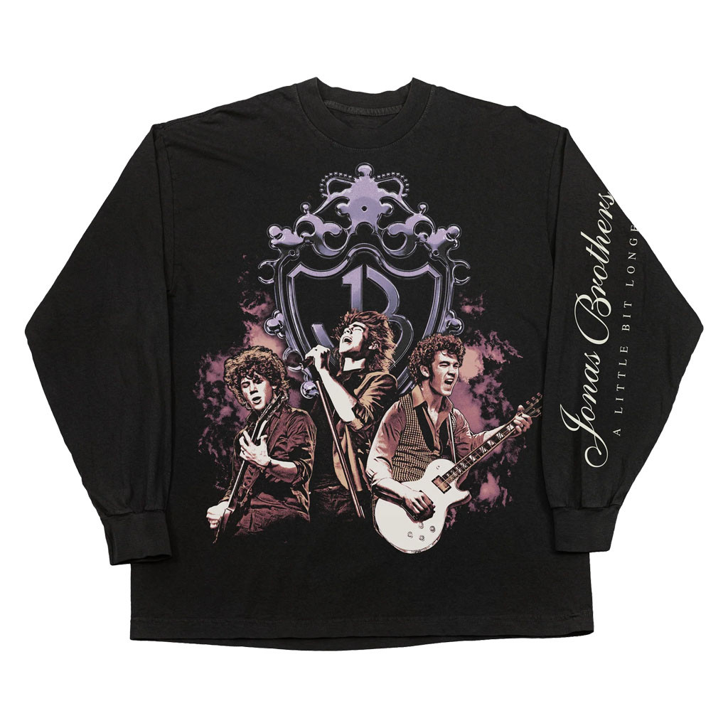 Jonas Brothers Merch 2026 A Little Bit Longer Long Sleeve Shirt Gift For Pop Rock Band Fans - Kdjoy Jonas Brothers Merch 2026 A Little Bit Longer Long Sleeve Shirt Gift For Pop Rock Band Fans - Kdjoy