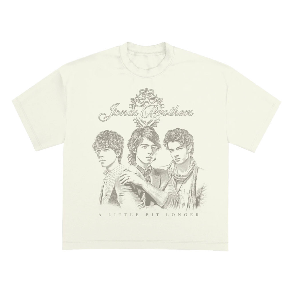 Jonas Brothers Merch 2026 A Little Bit Longer Throwback T-Shirt Gift For Band Fans - Kdjoy