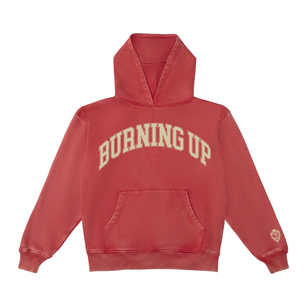 Jonas Brothers Merch 2026 Burning Up Collegiate Hoodie Music Related Gifts For Guys - Kdjoy