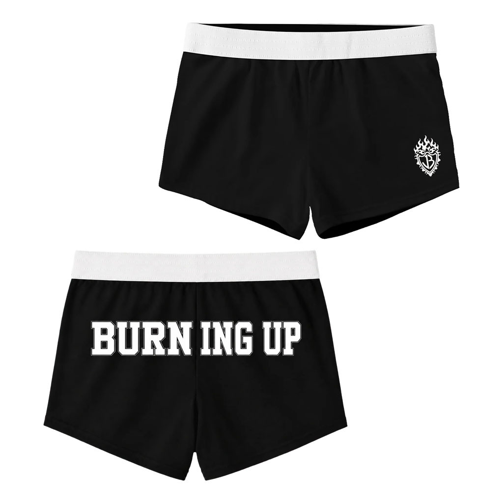 Jonas Brothers Merch 2026 Burning Up Shorts Black Unique Gifts For Music Lovers - Kdjoy