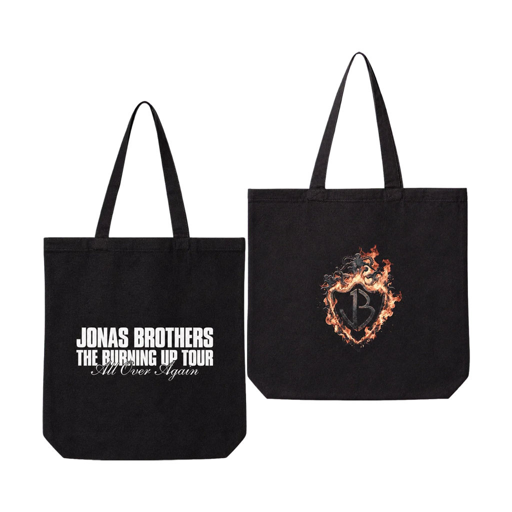 Jonas Brothers Merch 2026 JB Crest Flame Tour Tote Bag Jonas Brothers Concert Merchandise - Kdjoy Jonas Brothers Merch 2026 JB Crest Flame Tour Tote Bag Jonas Brothers Concert Merchandise - Kdjoy