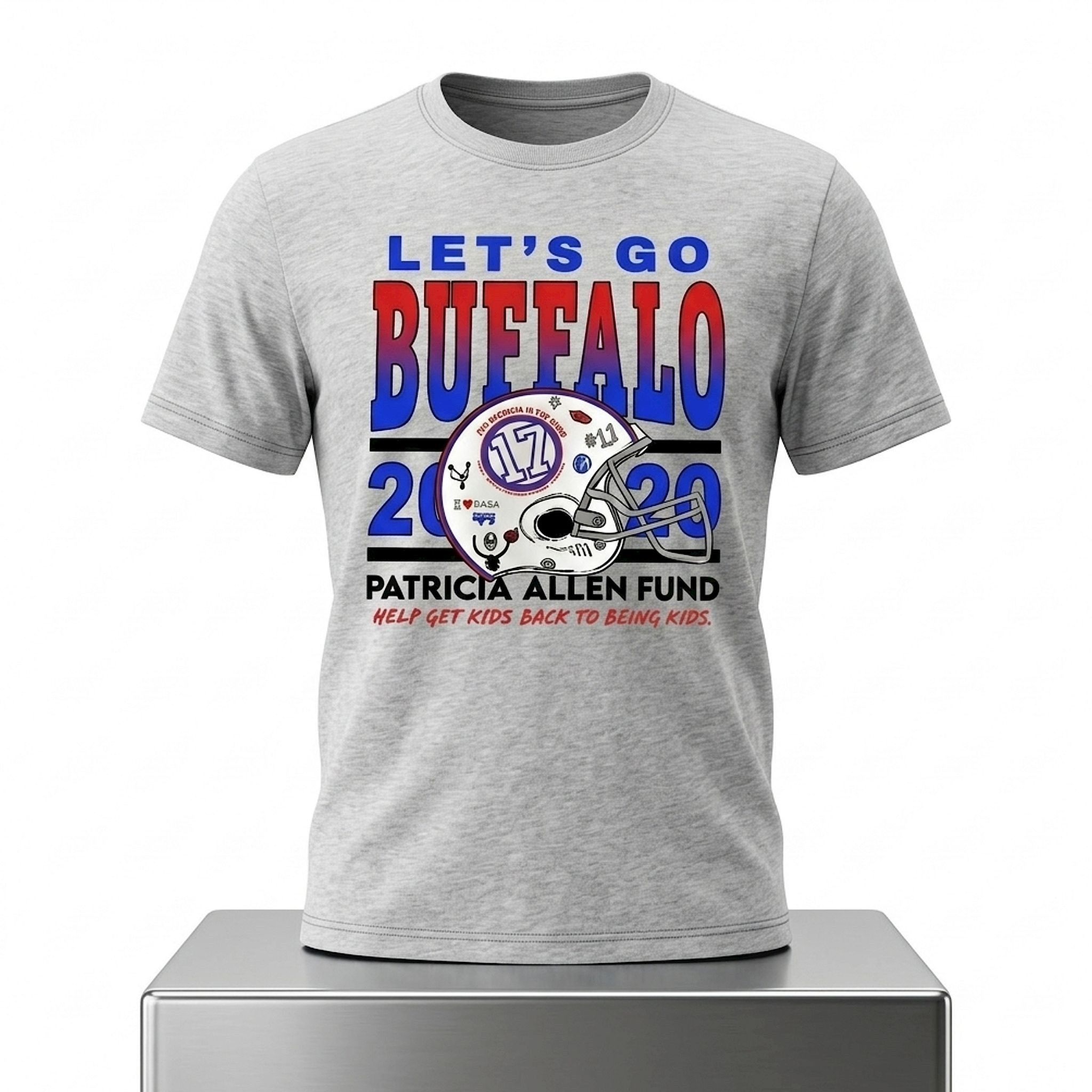 Josh Allen Let's Go Buffalo Patricia Allen Fund Shirt Help Get Kids Back To Being Kids Tee - Kdjoy