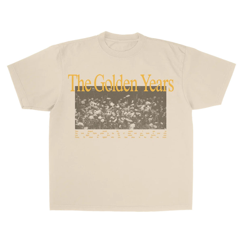 Joshua Bassett Merch 2026 Flowers T-Shirt The Golden Years Shirt Best Gift For Fans - Kdjoy