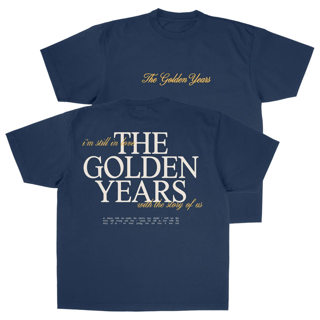 Joshua Bassett Merch 2026 The Golden Years Lyric T-Shirt Gift For Music Lovers - Kdjoy