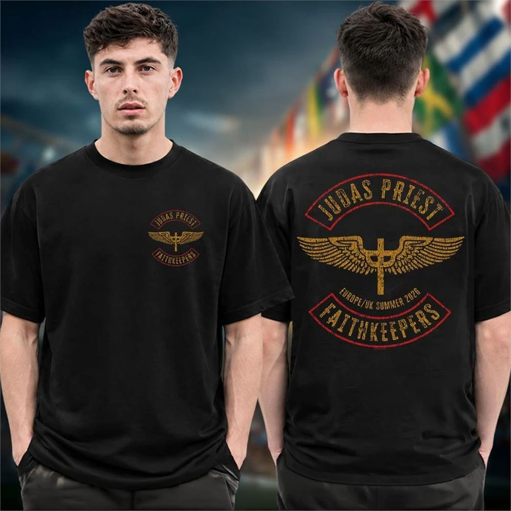 Judas Priest Merch Faithkeepers European UK Summer Tour 2026 Logo T-Shirt Gift For Band Fans - Kdjoy